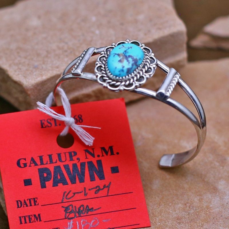 Pawn Jewelry- Navajo cuff bracelet by Lee &amp; Verna Wesley