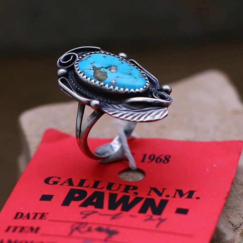Pawn Jewelry-Navajo single stone ring