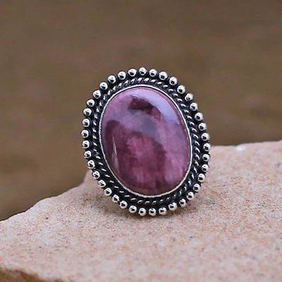 Navajo purple spiny oyster shell ring