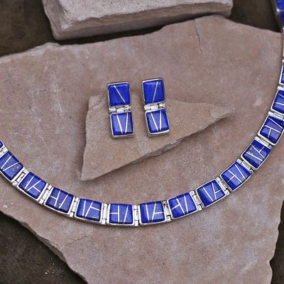 Empress necklace w/Lapis inlay