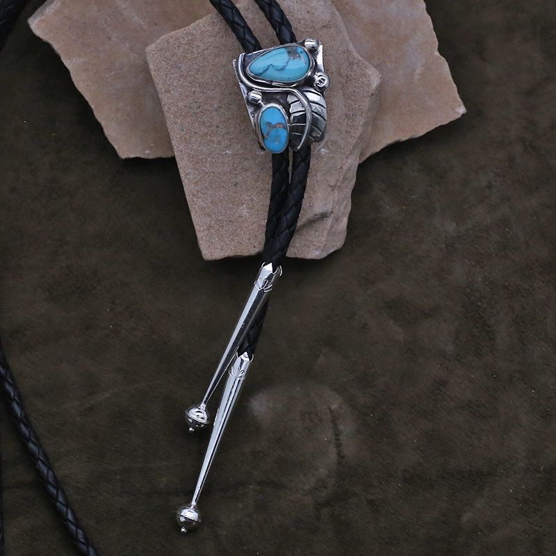 Vintage 2-stone Bolo tie