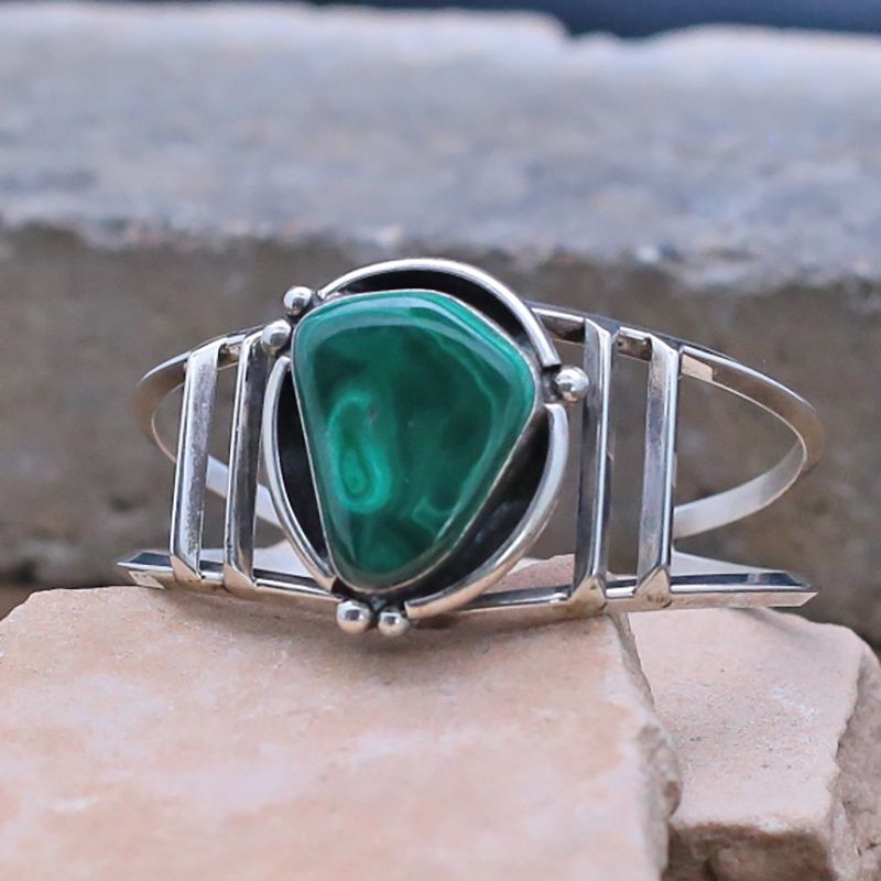 Malachite bracelet by artist CheeBob