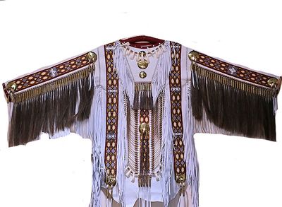 Wart Shirt in white leather