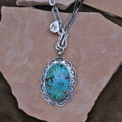 Tiffany style necklace by artist Travis Teller