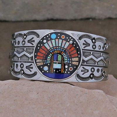 Micro inlay cuff bracelet