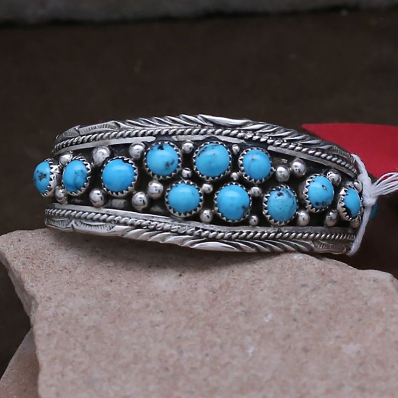 Pawn Jewelry-12 stone Navajo bracelet