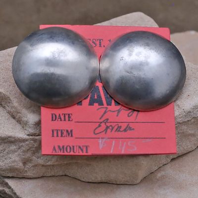 Pawn Jewelry- Navajo extra large dome earrings