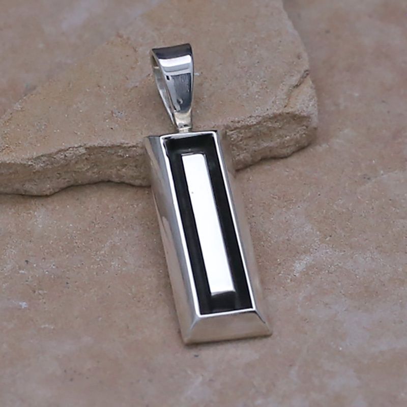 Rectangular channel pendant