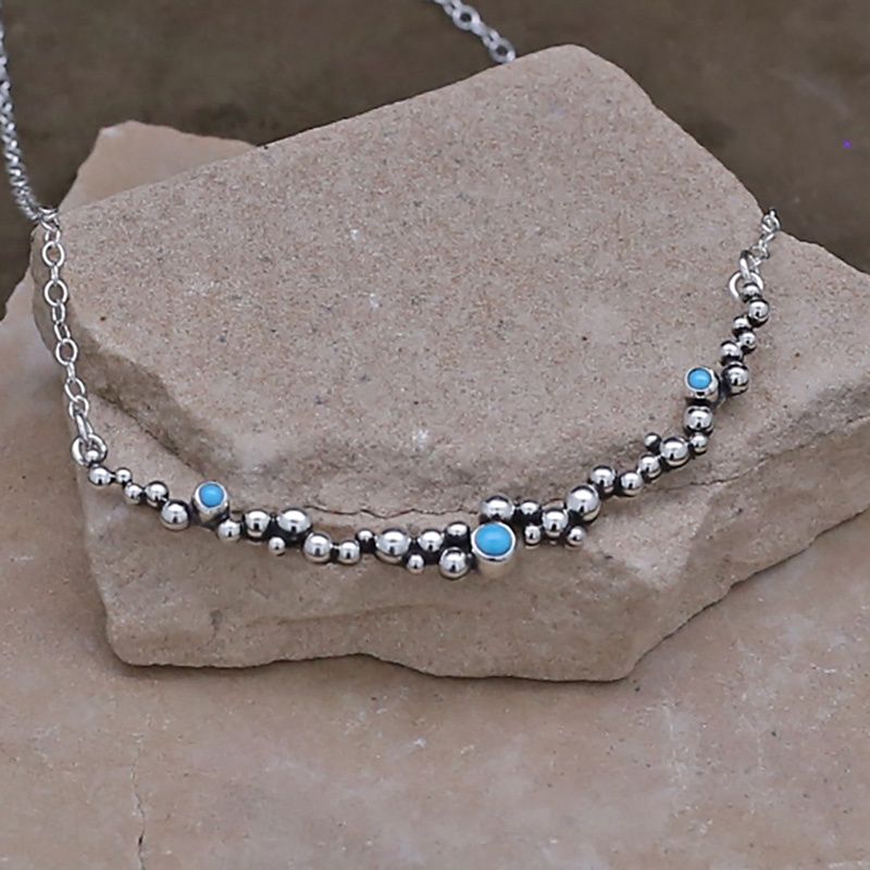 Thin Rain Drop necklace