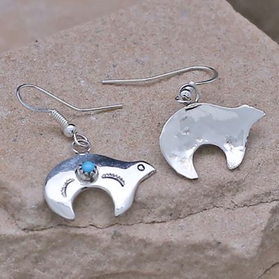 Bear fetish dangle earrings