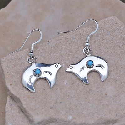 Bear fetish dangle earrings