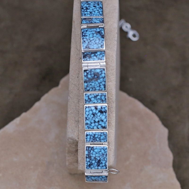19 link Kingman turquoise bracelet