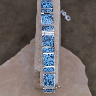 19 link Kingman turquoise bracelet