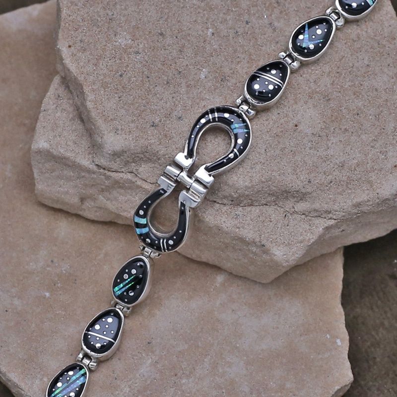 Horse Shoe link bracelet w/ NIght Sky design