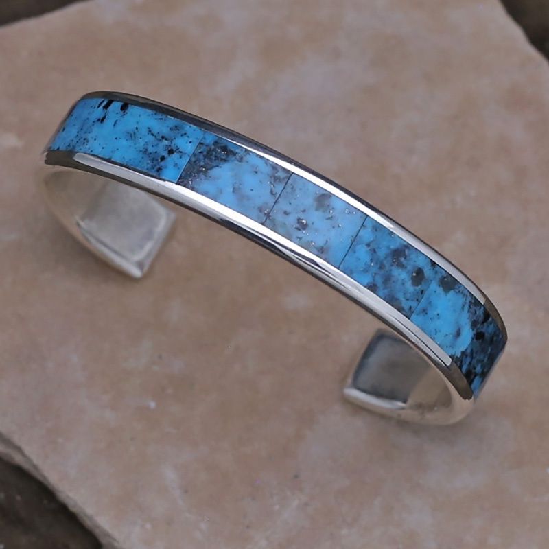 Larry Loretto inlay cuff bracelet