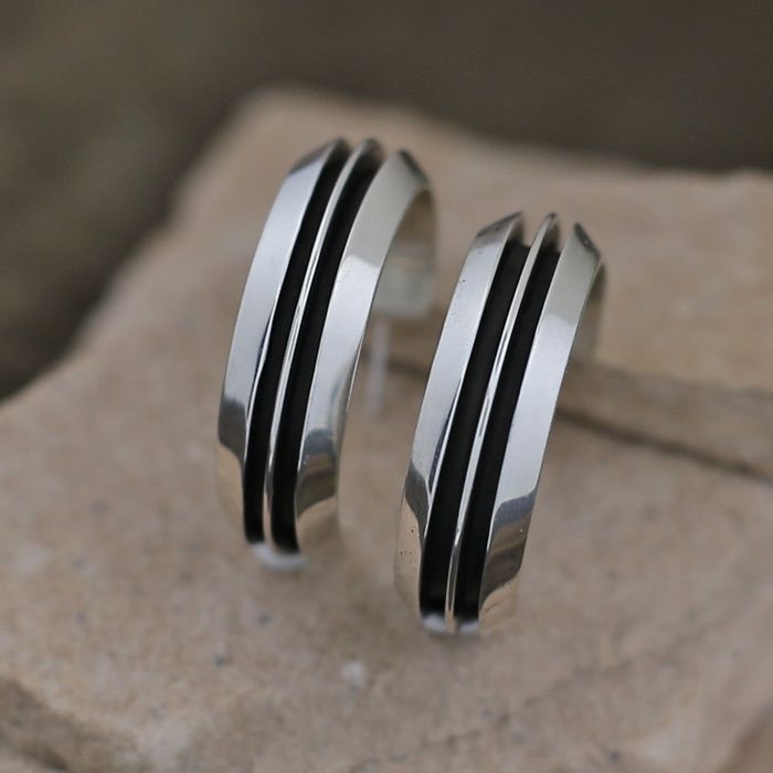 Tom Hawk large hoop earrings