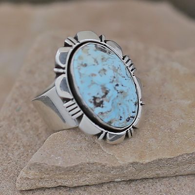 Navajo ring w/ Dry Creek turquoise