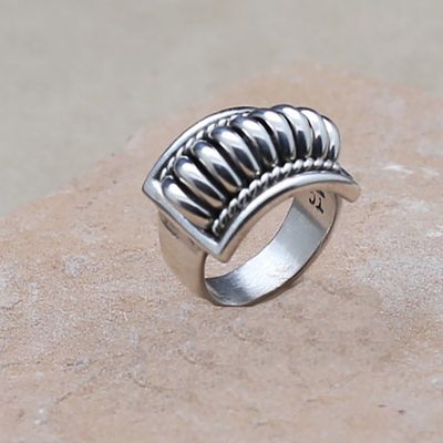 Tom Charley raised design ring
