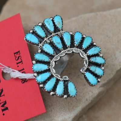 Squash Blossom adjustable ring-Pawn Jewelry