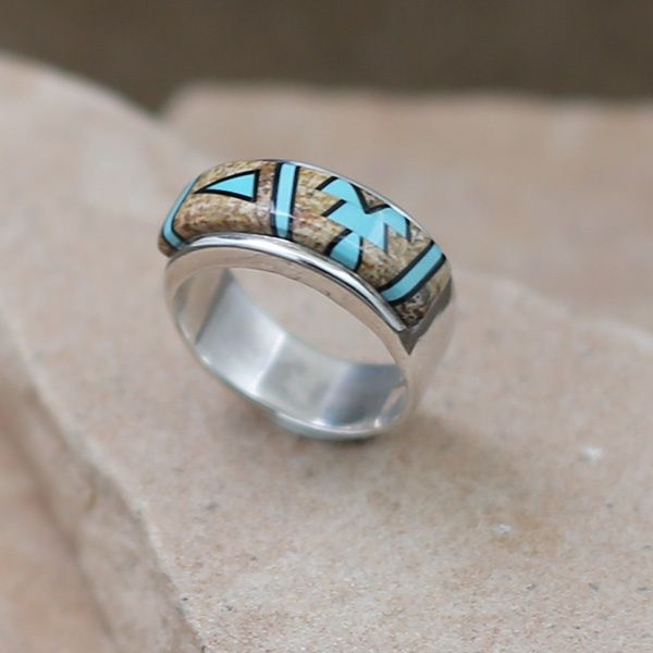 Unique Navajo inlay ring