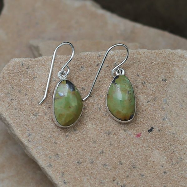 Small dangle earrings w/ Royston turquoise