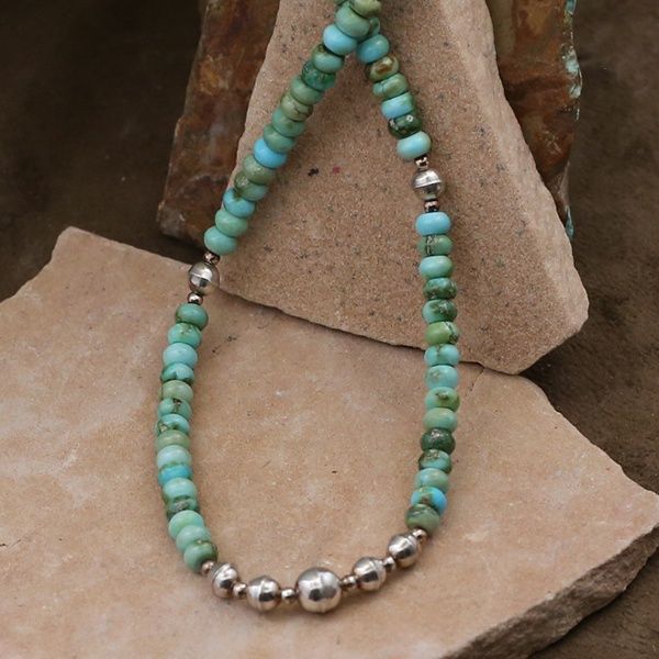 Sonoran Gold turquoise necklace-21&quot;