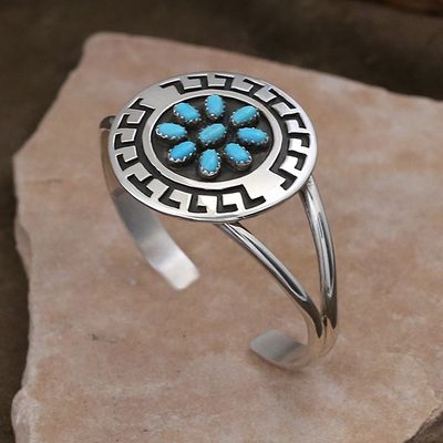 Navajo bracelet by artist Rosco Scott
