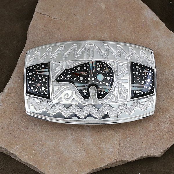 Bear Fetish buckle w/ Night Sky design