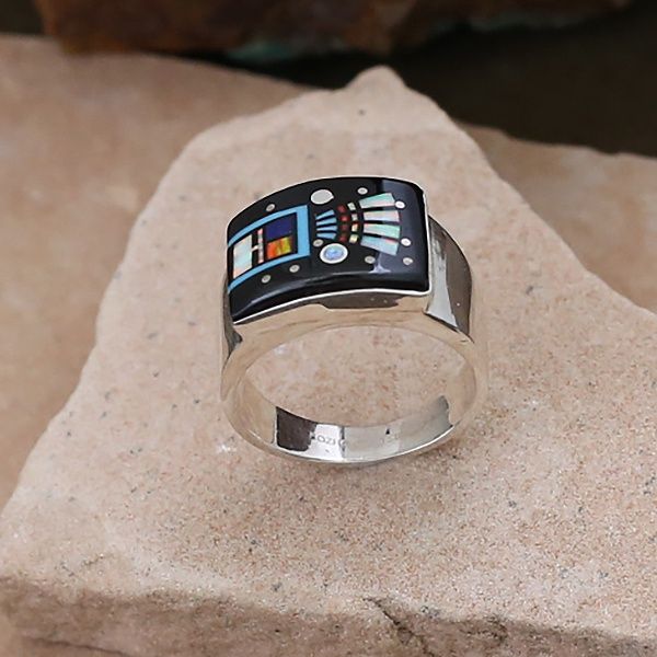 Clayton Tom inlay ring