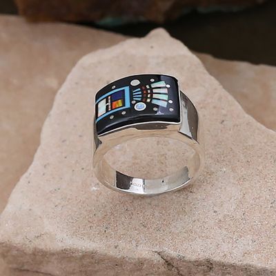 Clayton Tom inlay ring