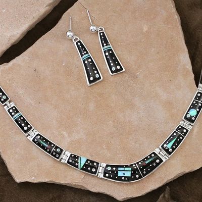Night Sky necklace set - Calvin Begay