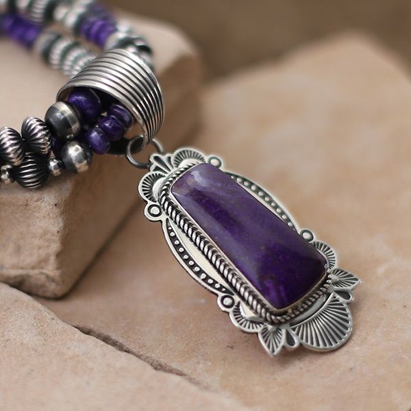 Sugilite necklace set- Albert Jake