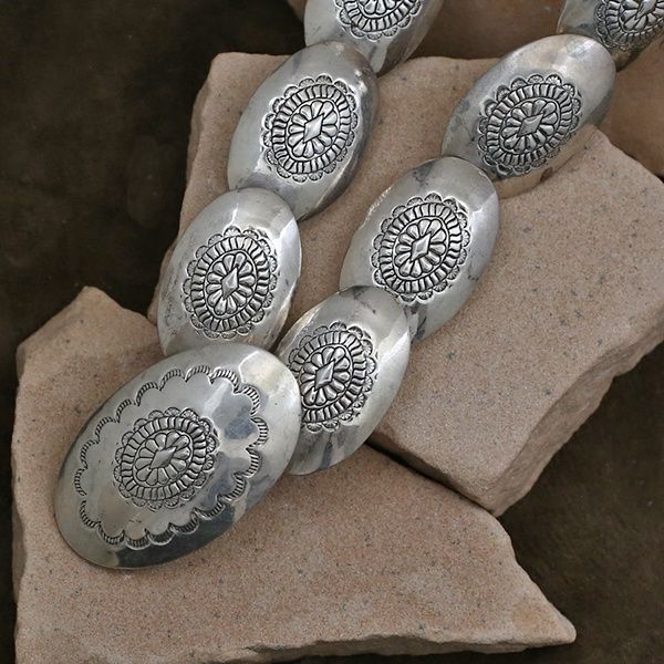 Navajo flat saucer style necklace-Pawn Jewelry