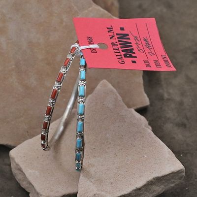Zuni bangle bracelets set-Pawn Jewelry