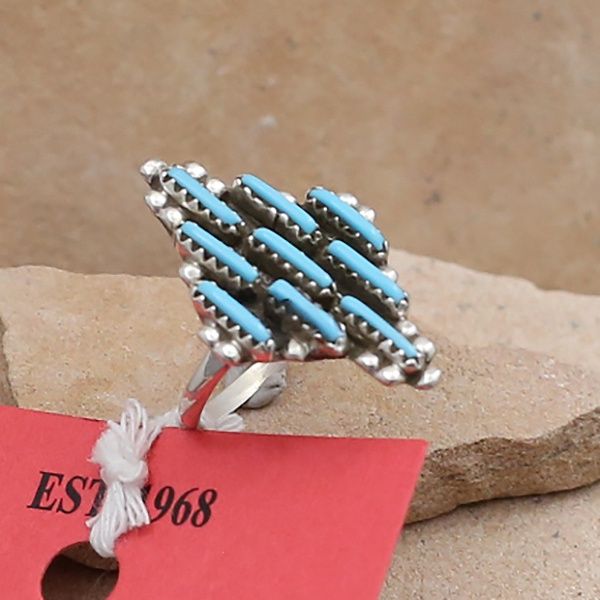 Zuni needle point ring-Pawn Jewelry