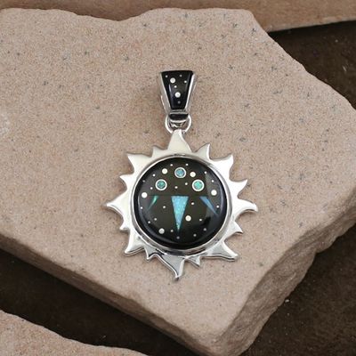 Night Sky sun pendant