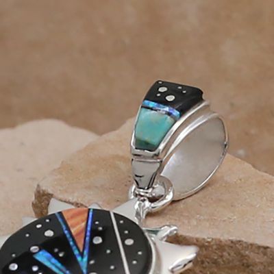 Night Sky design sun pendant