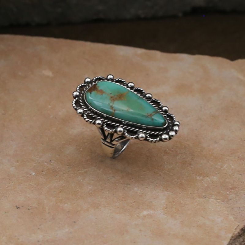 Royston turquoise Navajo ring