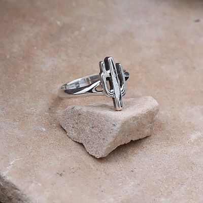 Mini Saguaro Cactus ring