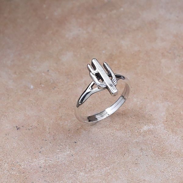 Mini Saguaro Cactus ring