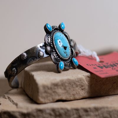 Unique Multi-stone Navajo Bracelet