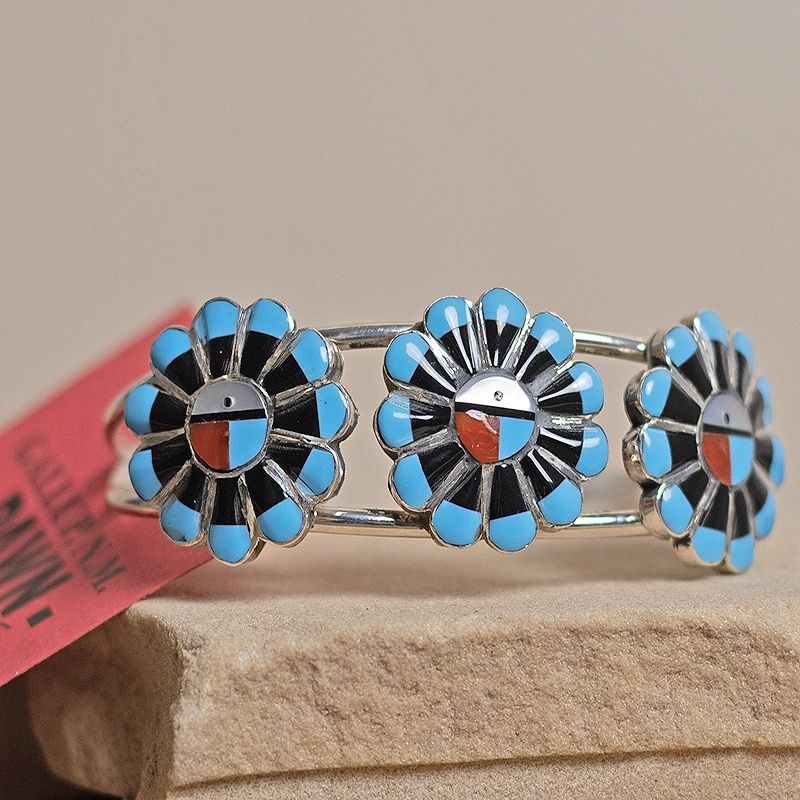 Zuni SunFace bracelet-Pawn Jewelry