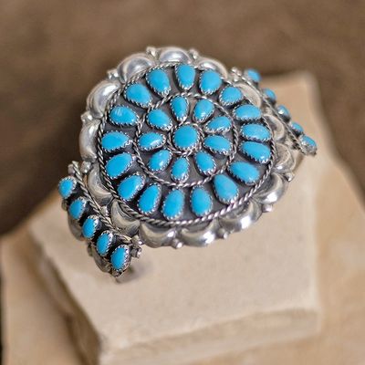 Large Pawn Petit point Navajo Bracelet