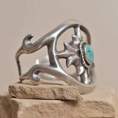 Large sandcast Navajo Bracelet