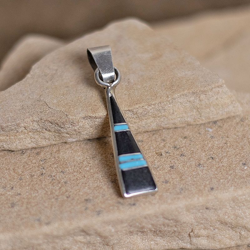 Small Zuni inlay pendant