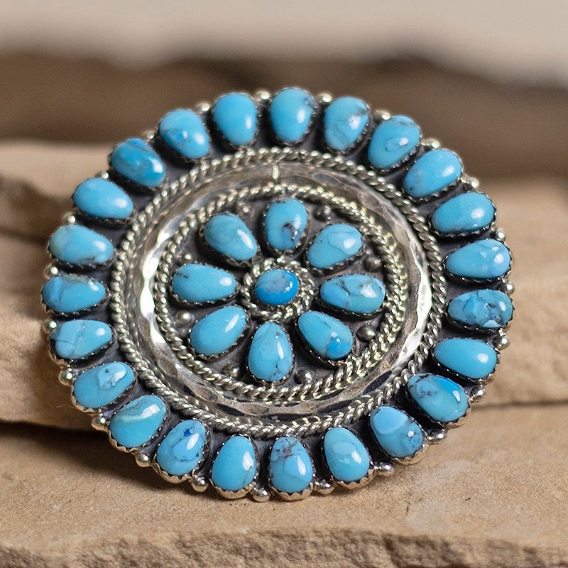 2&quot; Navajo petit point pin/ pendant