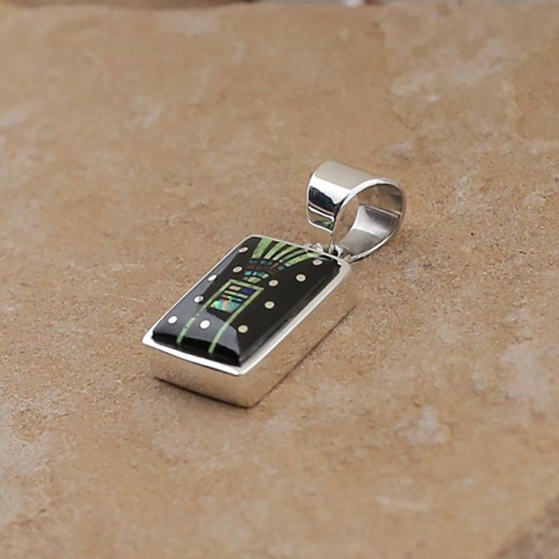 Rectangular Headdress pendant w/ gaspiete