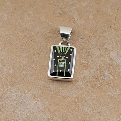 Rectangular Headdress pendant w/ gaspiete