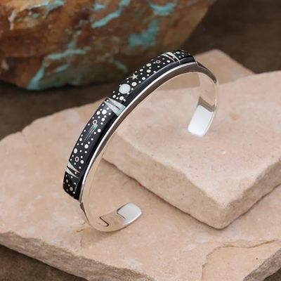 3/8" Night Sky design inlay bracelet