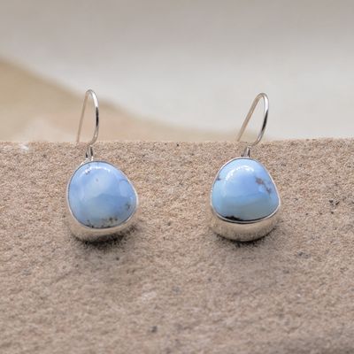 Small dangle earrings w/Golden Hills turquoise